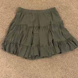 SHEIN small green skirt